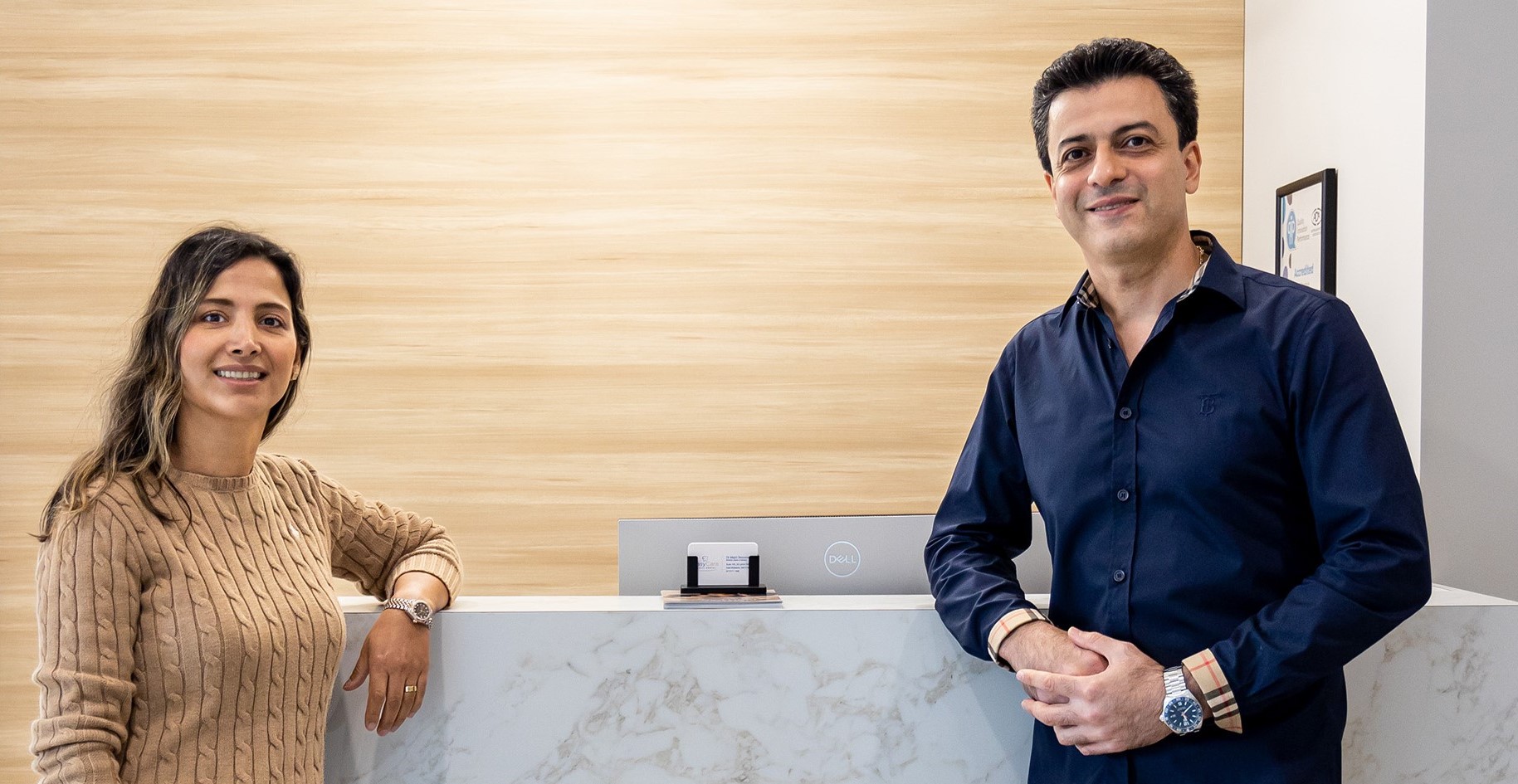 Dr Majid Serpoosh and Dr Sheyda Almasloo at EasyCare Family Dental - caring kids dentist East Brisbane