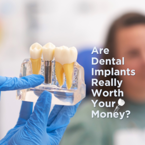 implant before and after image at EasyCare Dental East Brisbane