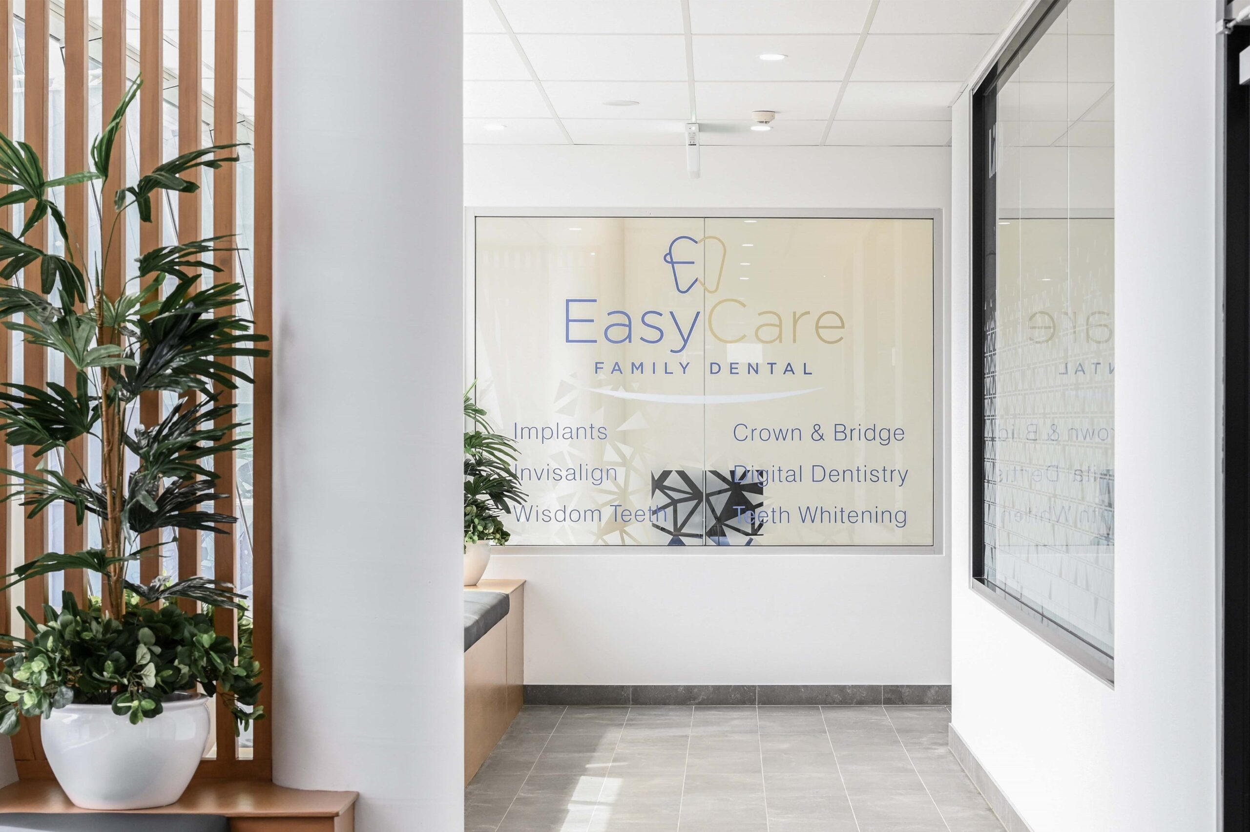 EasyCare East Brisbane interior signage and calm treatment environment