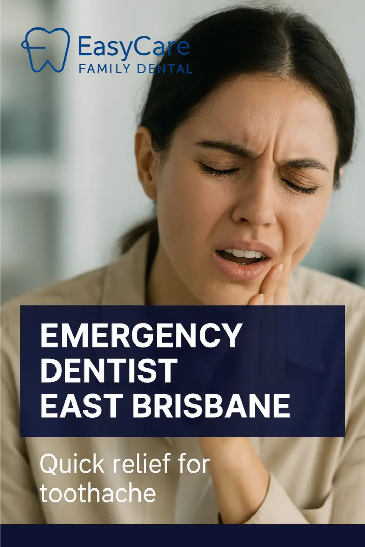 Young woman with toothache - Emergency Dentist East Brisbane | EasyCare Family Dental