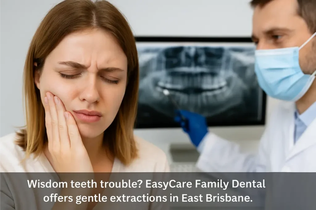 Young adult with jaw discomfort – Wisdom teeth removal East Brisbane | EasyCare Family Dental