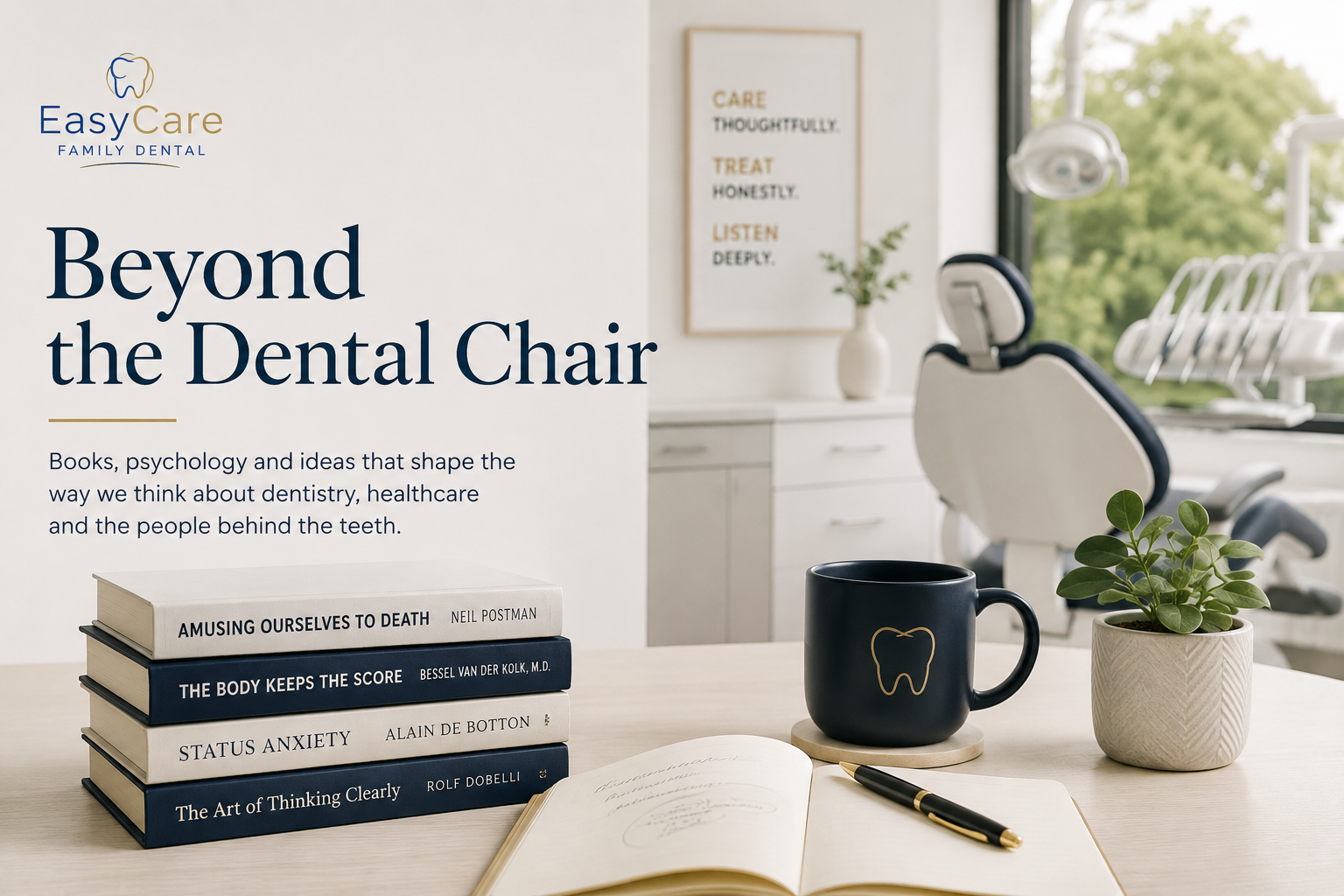Beyond the Dental Chair – books, psychology and thoughtful dentistry at EasyCare Family Dental