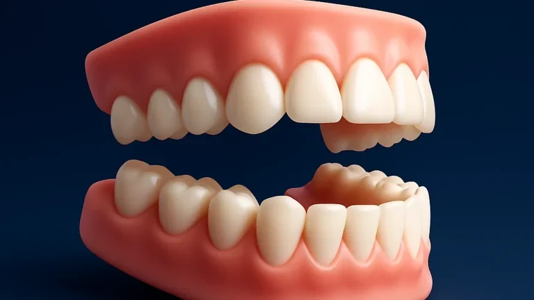 Removable denture illustration